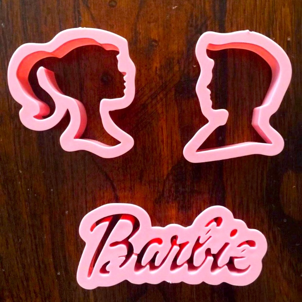 Barbie and Ken Cookie Cutter Set